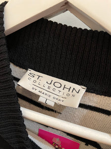 St John knits zebra sweater