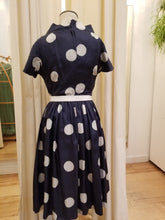 Load image into Gallery viewer, Jeane Scott 50s polka dot dress