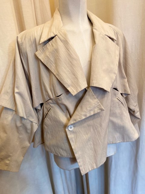 1980's Issey Miyake Permanente Layers and Cutouts Blazer