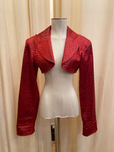 Load image into Gallery viewer, Vintage ICONIC AND RARE PATRICK KELLY snake embossed structured bolero