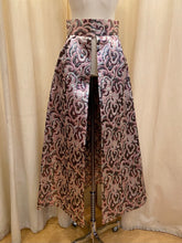 Load image into Gallery viewer, Vintage metallic brocade over skirt