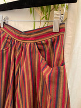 Load image into Gallery viewer, Vintage stripe Casual Corner Circle skirt