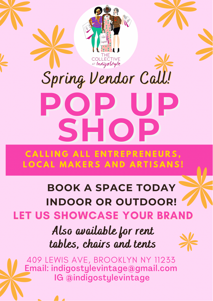 Spring Pop-up Shop – IndigoStyle Vintage