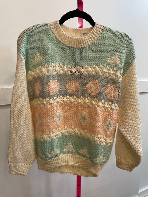 80s pastel sweater