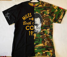 Load image into Gallery viewer, Miles Davis Shirt (Black&amp;Camo)