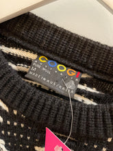 Load image into Gallery viewer, Coogi black and white textured sweater