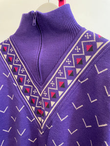Purple 80s sweater