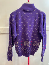 Load image into Gallery viewer, Purple 80s sweater