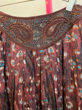Load image into Gallery viewer, Oscar de la Renta, silk skirt
