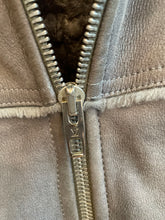 Load image into Gallery viewer, ￼ Louis Vuitton, gray shearling jacket
