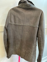 Load image into Gallery viewer, ￼ Louis Vuitton, gray shearling jacket