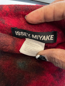 Issey miyake wool skirt