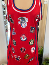 Load image into Gallery viewer, Major League Baseball Jersey Red Dress