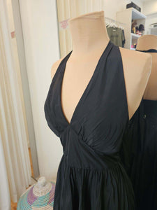 Vintage Marilyn Monroe Style Black Halter dress