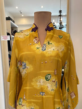 Load image into Gallery viewer, Liberty House Vintage Silk Yellow with Porcelain print