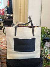 Load image into Gallery viewer, Marc Jacob Black and White Leather Tote