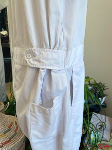 White Short Boilersuit