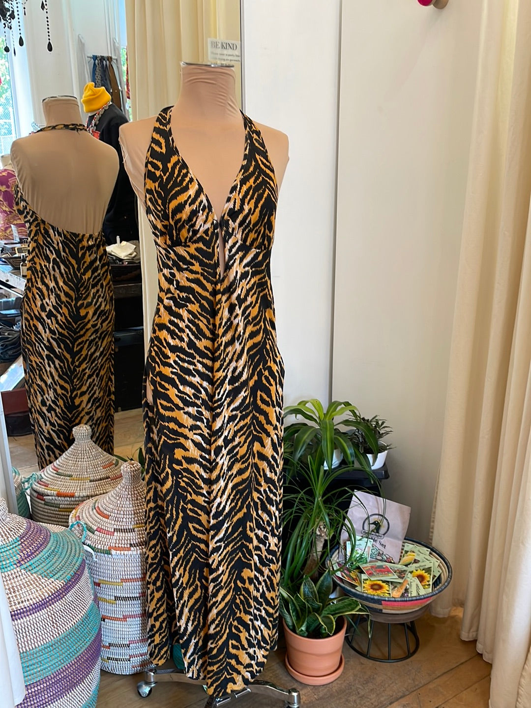 Petra Fashions Animal Print nightgown tunic dress IndigoStyle