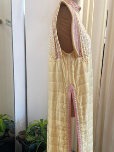 Vintage Asian Silk Quilted Tunic