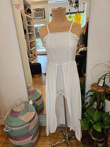 White Short Jumper with train