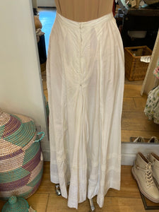Vintage White Maxi Skirt