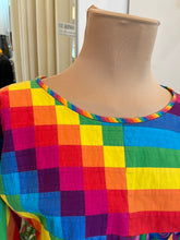 Load image into Gallery viewer, Vintage Patchwork Rainbow Top