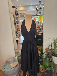 Vintage Marilyn Monroe Style Black Halter dress