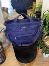 Load image into Gallery viewer, Marc Jacobs Navy Puffer Work Wear Purse