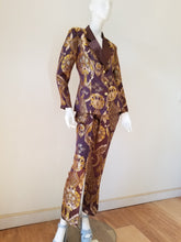 Load image into Gallery viewer, Custom Satin Brocade Pant Suit