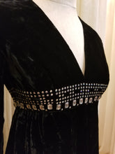 Load image into Gallery viewer, Roger Milot Velvet Maxi Dress
