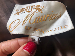 Vintage Maurice’s of San Angelo Leather 2 Pc Set