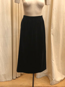Vintage Louis Féraud Velveteen Skirt