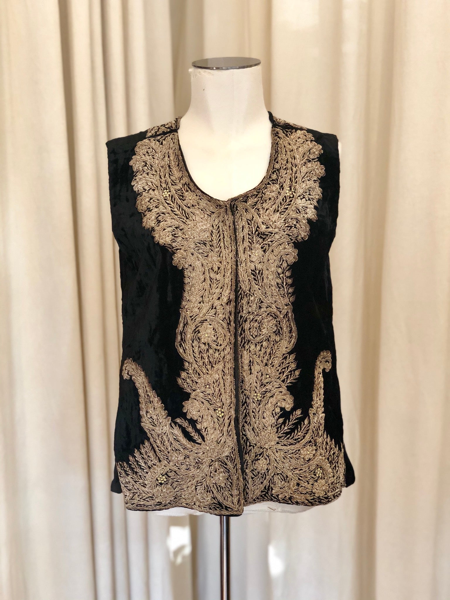 Vintage Velvet Vest