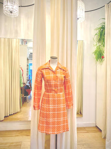 Vintage Serbin quilted dress