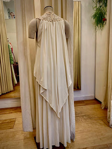 Ivory  vintage handkerchief dress