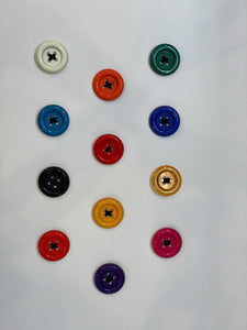 Patrick Kelly Vintage oversized button brooches