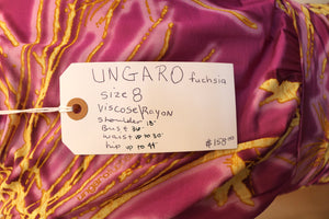 Ungaro Fuchsia Yellow and purple Dress
