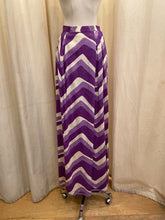 Load image into Gallery viewer, Vintage Brigance Purple Abstract Maxi Skirt