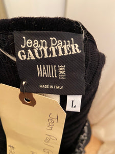 Jean Paul Gaultier Textured Knit Wrap Jacket