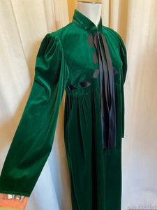 1980's Oscar de la Renta Green Lounge Robe