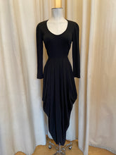 Load image into Gallery viewer, 1980&#39;s Scoop Neck Gathered Hem Maxi Dress
