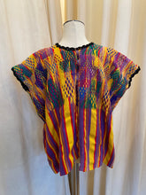 Load image into Gallery viewer, Vintage Woven Multi-Colored Tunic Top