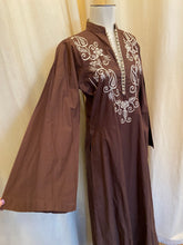 Load image into Gallery viewer, Vintage Embroidered Tunic Dress with Bell Sleeves