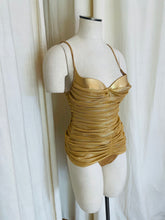 Load image into Gallery viewer, 1990&#39;s Gianfranco Ferre Gold Metallic One Piece Suit