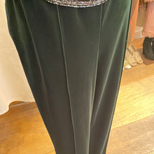 Load image into Gallery viewer, INC Green Velvet Pant