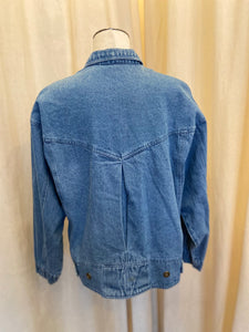 Vintage Together! Denim jacket with lace panels