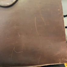 Load image into Gallery viewer, Vintage 60s Jean Patou brown leather structured bag