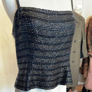 Nahdree Silk Top with Sequins