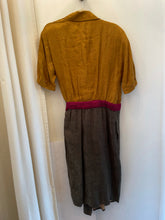 Load image into Gallery viewer, Albert Nipon Vintage tri-tone wrap dress