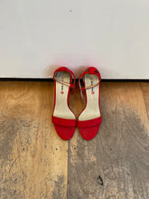 Load image into Gallery viewer, Red Suede heels